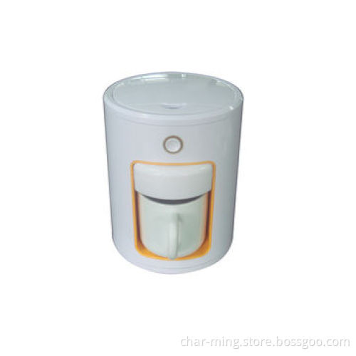 Espresso coffee maker in compact size with boiler and pump and with 2 interchangeable filter